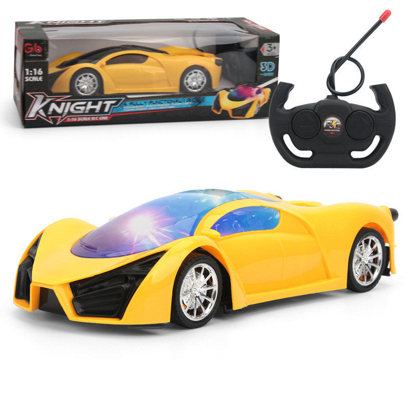 Children boy simulation wireless charging remote control car