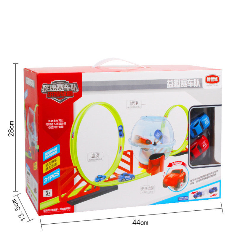 Boy Children Multiplayer Competitive Spinning Stereo Racing