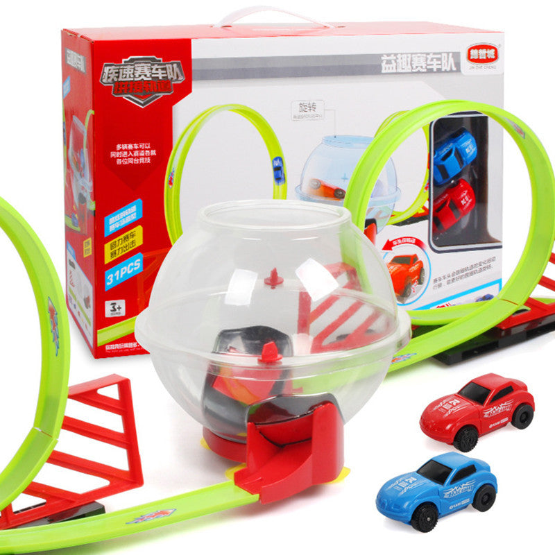 Boy Children Multiplayer Competitive Spinning Stereo Racing