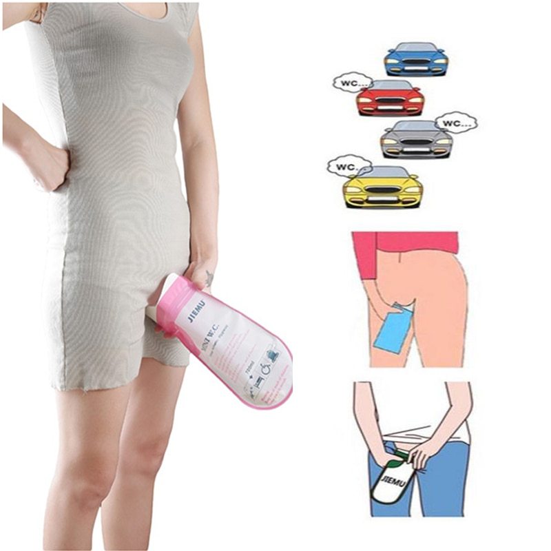 Emergency urine bag travel portable female disposable urinal for adults and children